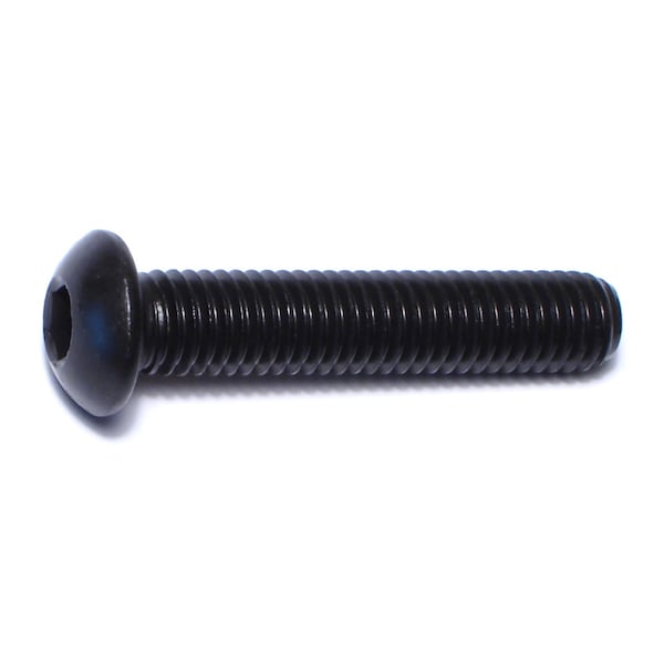 Midwest Fastener M8-1.25 Socket Head Cap Screw, Button, Black Oxide Steel, 40 mm Length, 3 PK 75985 - main